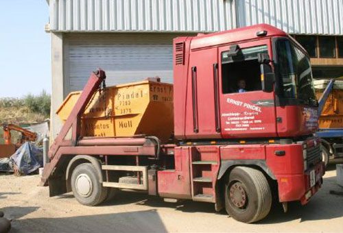 Absetzcontainer für Bauschutt